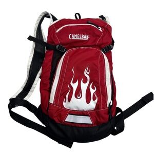 CamelBak Red mini MULE with Flame Design